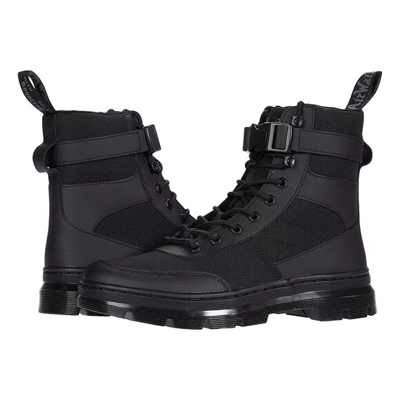 Dr. Martens Combs Tech Boot Unisex Boots  Women's 9 Black NIB $149 - Picture 1 of 16